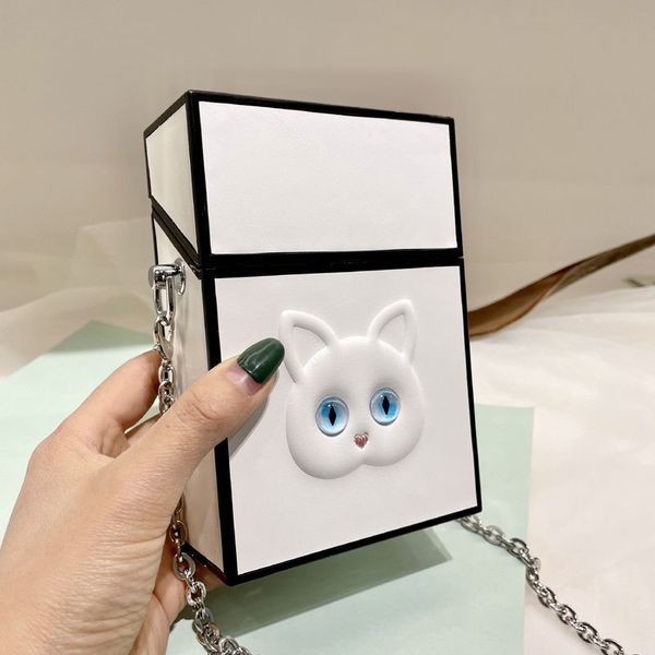 

shopping cartoon mobile phone bag 2021 new chain box bag personalized fashion small square bag mini all-match small