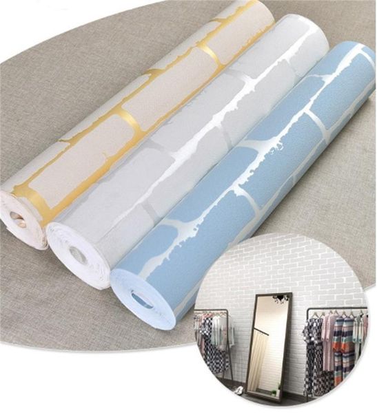 

window stickers 3d brick wallpaper pvc culture decorativeliving room tv background waterproof