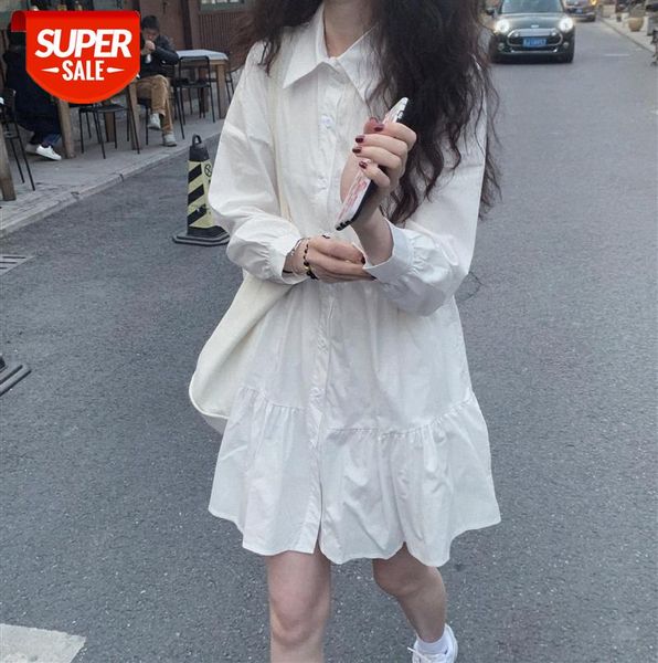 

[wasei shui bingbing] the chic skirt is fried on street, gentle wear a white dress, new year #jw6t, Black;gray