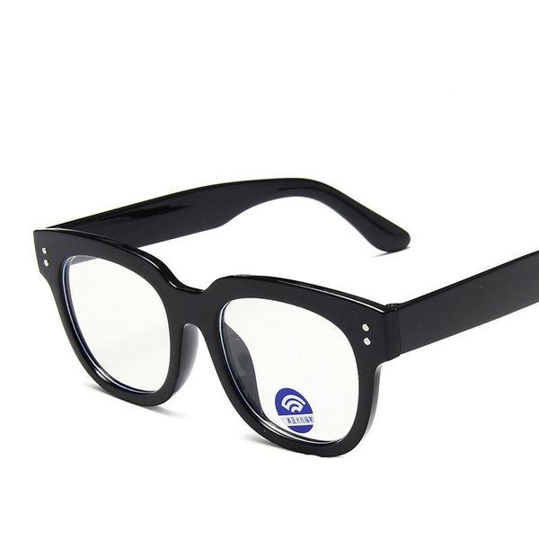 

fashion sunglasses frames plastic square children eyeglasses anti-blue light brand optical clear lens kids glasses frame boys girls eyewear, Black