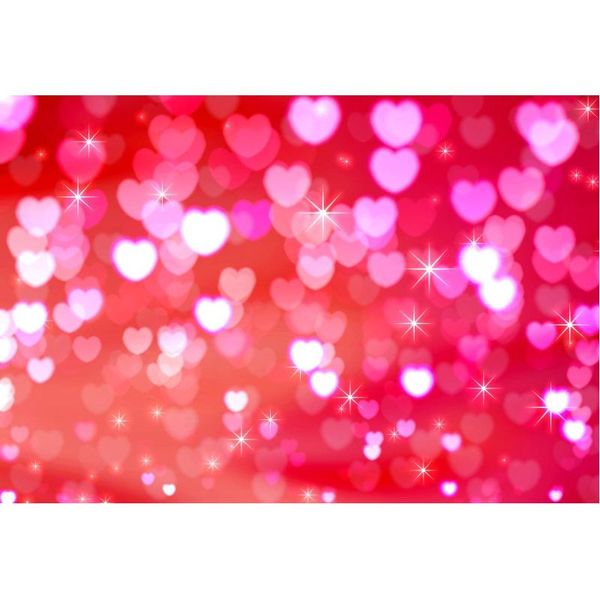 

party decoration pink red bokeh love backdrop shining stars pography background born baby portrait po studio prop valentine's day decor