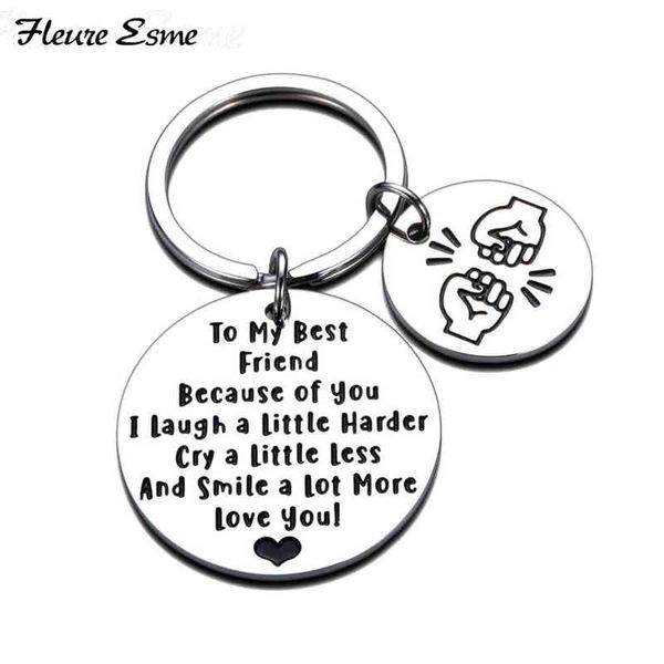 

keychains birthday and christmas key rings for friends, thank you gifts wives, men, girls, boys, sisters brothers, Silver