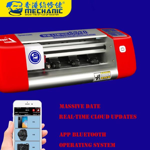 

power tool sets mechanic s730 auto film cutting machine mobile phone tablet front glass back cover protect cut protective tape