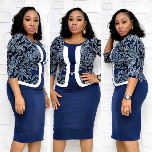 

ethnic clothing 2021 autumn elegent printing fashion style african women plus size dress suit l-3xl, Red