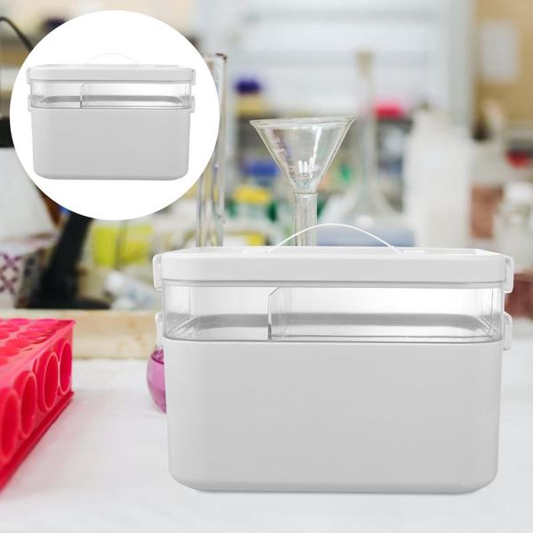 

outdoor gadgets 1pc handheld chest first-aid kit container for home