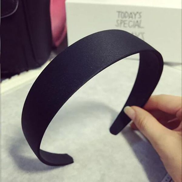 

hair accessories haimeikang black simple cotton hairband headband for women girls wide band head on female hoop headwear