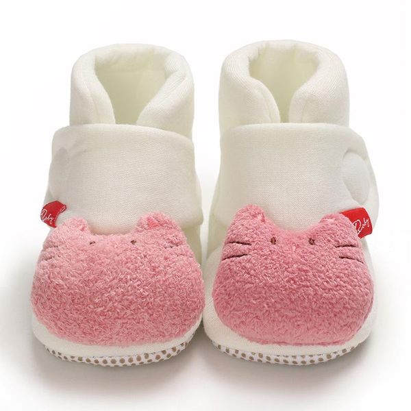 

first walkers baby winter walker warm cotton shoes cute infant boys girls soft sole indoor for 0-18m