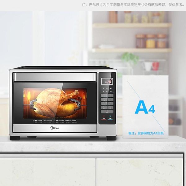 

electric ovens 32-liter multi-function oven home use professional baking smart menu enamel liner double-layer insulation door