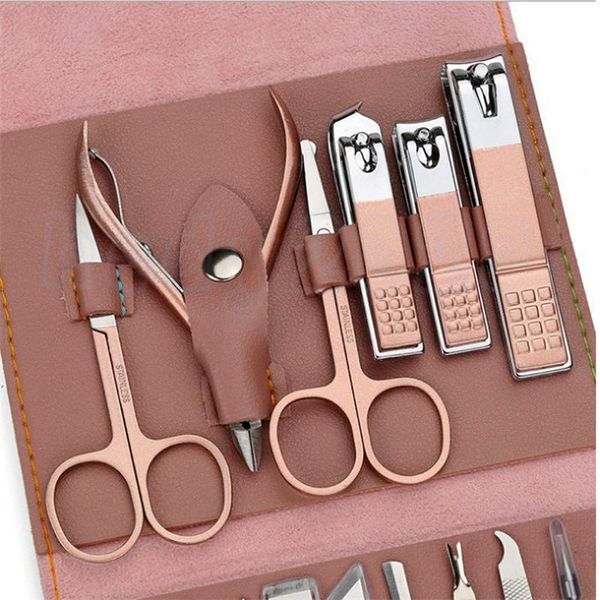 

nail art kits 100set(16pcs / set )nail clipper folding bag tools