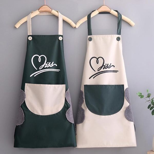 

waterproof kitchen apron waist lightweight anti-splash practical cooking bib for waiter waitress aprons