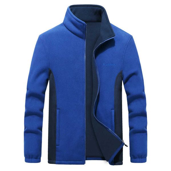 

men's softshell fleece jacket spring autumn windbreaker 7xl 8xl 9xl thermal polar jackets men outerwear tourism mountain coat x0621, Black;brown