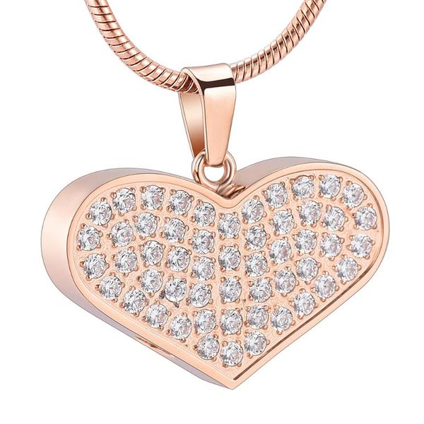 

pendant necklaces heart cremation jewelry for ashes memorial keepsake locket holder urn necklace asehs, Silver