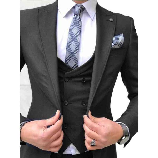 

men's suits & blazers double gray breasted vest men's suits man y3v5, White;black