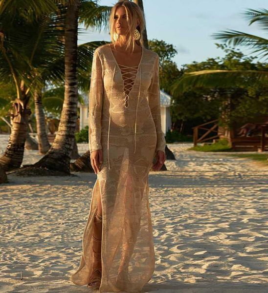 

summer polyester lace long knitted beach skirt leisure vacation blouse loose cover up for woman swimsuit women's swimwear, White;black