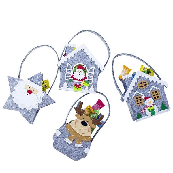 

storage bags christmas decorations mini candy gift bag ornament pendant home pack