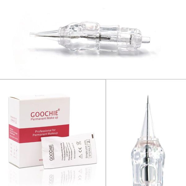 

tattoo needles 15 pcs goochie a8 permanent makeup needle eyebrow r1 r3 r5 f5 machine