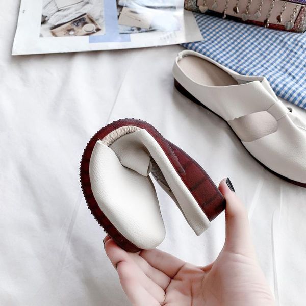 

sandals 2021 woman summer leather vintage slip on casual sewing women's hollow sandalias female ladies platform sports shoes, Black