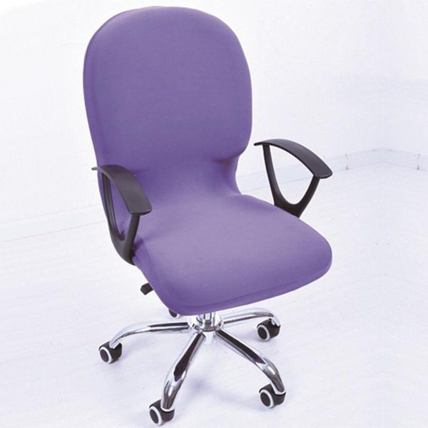 

chair covers swivel cover stretchable removable computer office washable rotating lift pjop