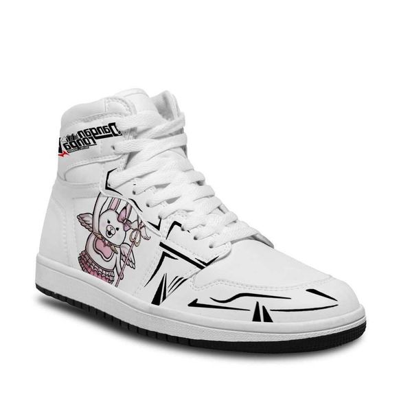 

2021 japanese anime danganronpa diy printed sports non-slip casual shoes for teenagers fashion sneakers2xmx