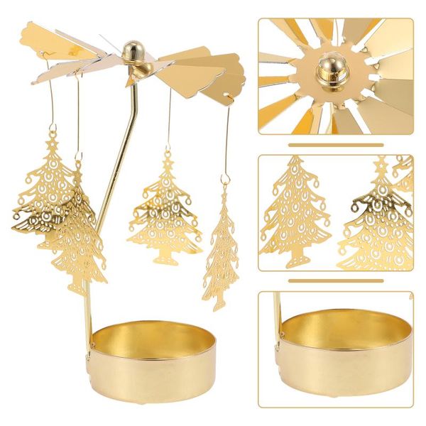 

candle holders 1pc rotating candlestick tabledecoration romantic