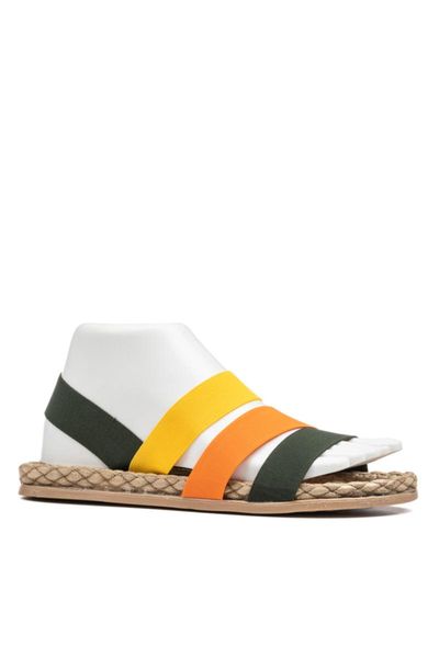 

women's green casual summer sandals, Black