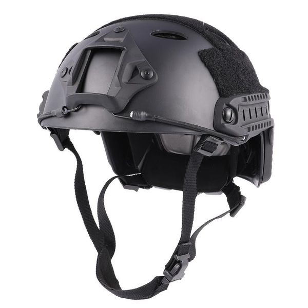 

cycling helmets type fast helmet cover paintball wargame gear protective combat mount (black)