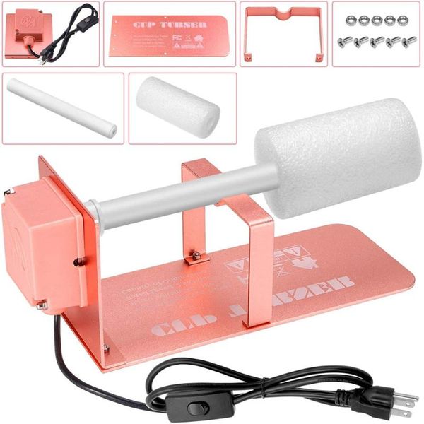 

cup turner for crafts tumblers - electric cuptisserie tumbler spinner machine with 2 ways rotation silent motor forms diy craft tools
