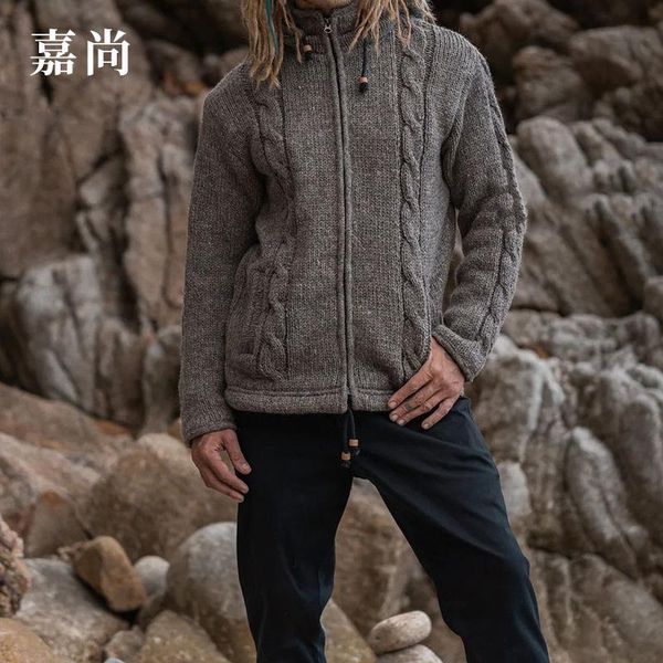 

men's sweaters fall winter 2021 sweater solid color coat, White;black