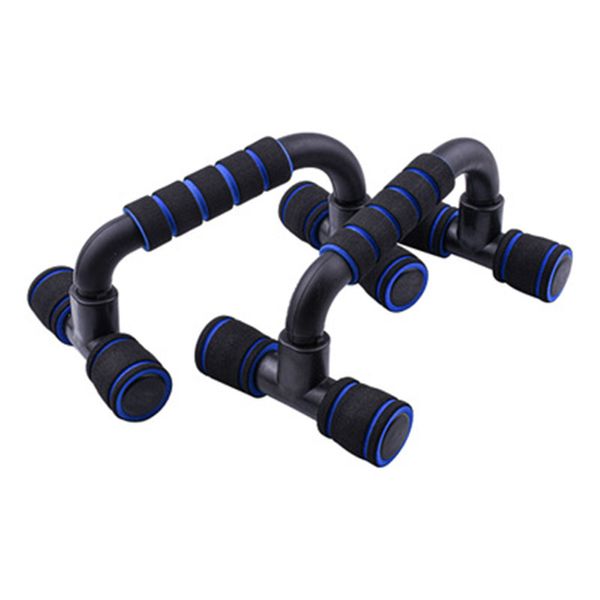 1 paio a forma di I Push-up Rack Attrezzature per il fitness Mano Spugna Grip Bar Allenamento muscolare Push Up Bar Petto Home Gym Body Building X0524