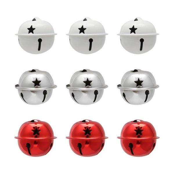 

christmas decorations 9 pcs hanging decoration iron jingle bells xmas tree pendant