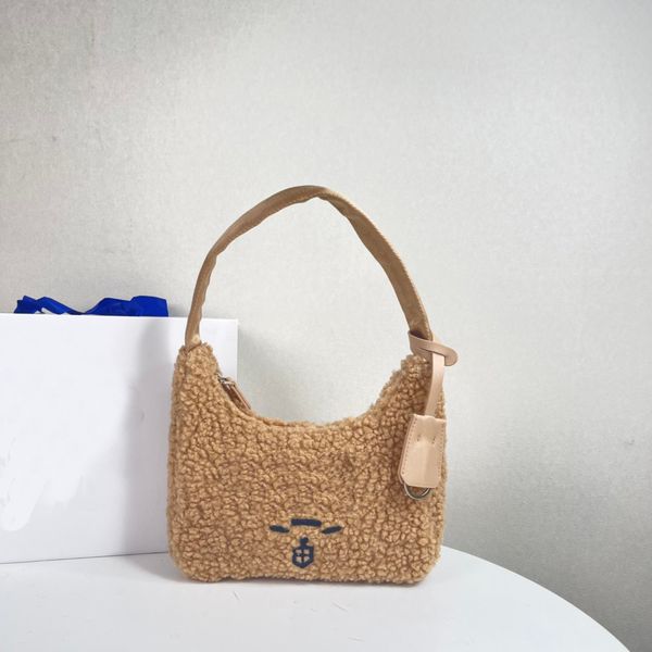 

fashion women handbags luxury designer fluff bags lady shoulder bag tote