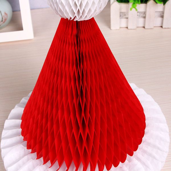 

factory outlet christmas decoration christmas tree santa hat snowman paper hanging lantern garland honeycomb ball for ch