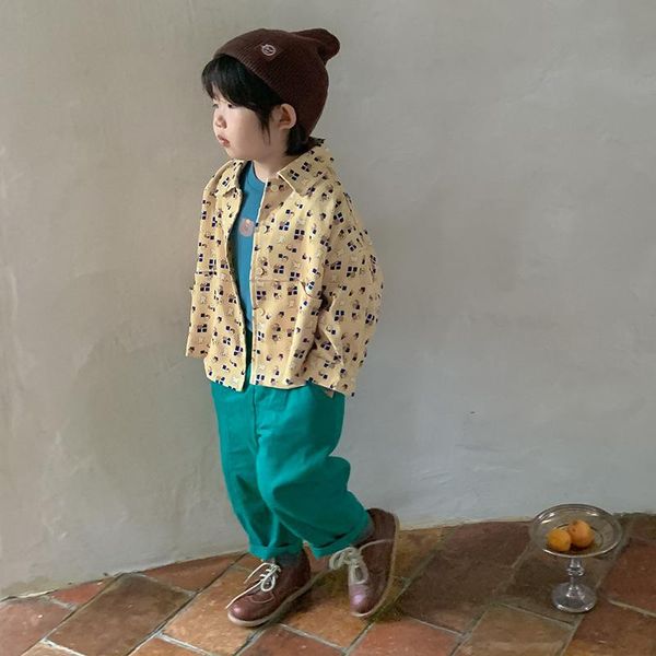 

trousers pants ankle length elastic waist loose solid cotton fashion comfortable cute lovely simple summer children unisex, Blue