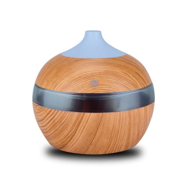 

300ml mini usb air humidifier essential oil diffusers wood electric with led night light mist maker for home humidifiers