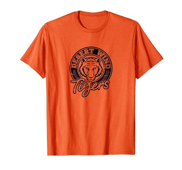 

desert wind middle school spirit t-shirt, White;black