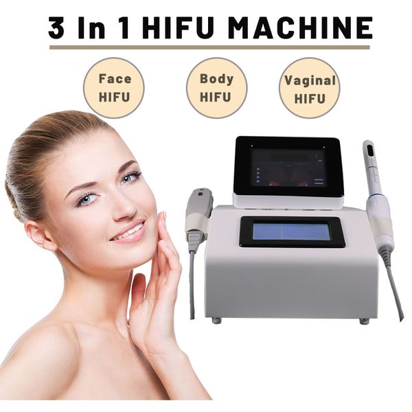 HIFU Beauty Machine Körperabnehmende Vaginalstraffung Doppelter Bildschirm Einfache Bedienung