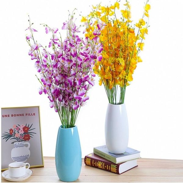 

simulation dance orchid fake flower el wedding bride holding flowers family gathering party decoration ornaments decorative & wreaths