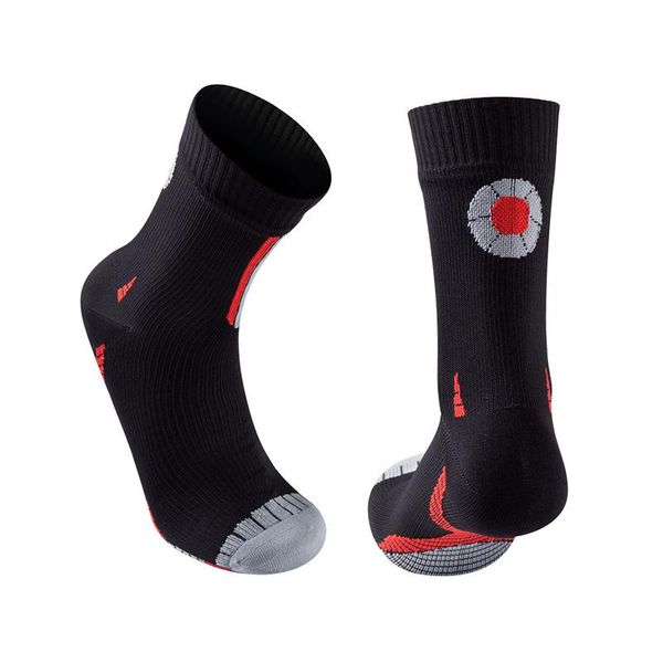 

sports socks outdoor waterproof breathable nylon for hiking skiing fishing trekking climbing sporting rl64-0001, Black