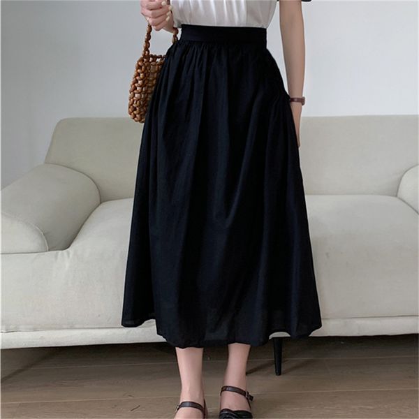 

women's tracksuits hzirip skirt high waist for women, long minimalist, plissate, casual, urban, large, , summer, soft ozr0, Gray