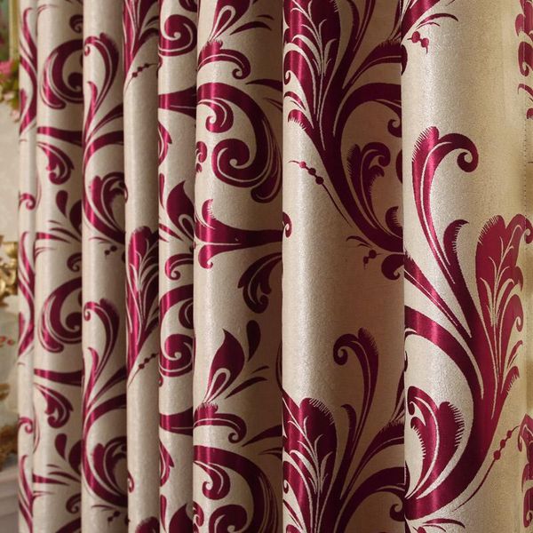 

curtain & drapes curtains for dining living bedroom room high-class european-stylefaux suede window shade customization beautiful