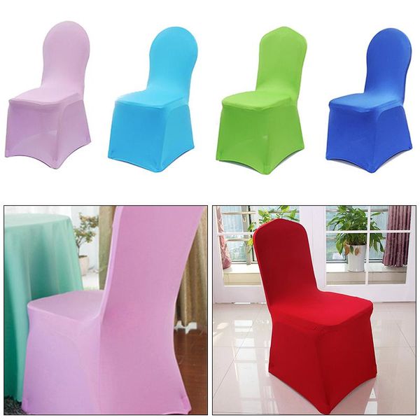 

spandex lycra conjoined chair cover party banquet wedding restaurant thickening all-inclusive covers