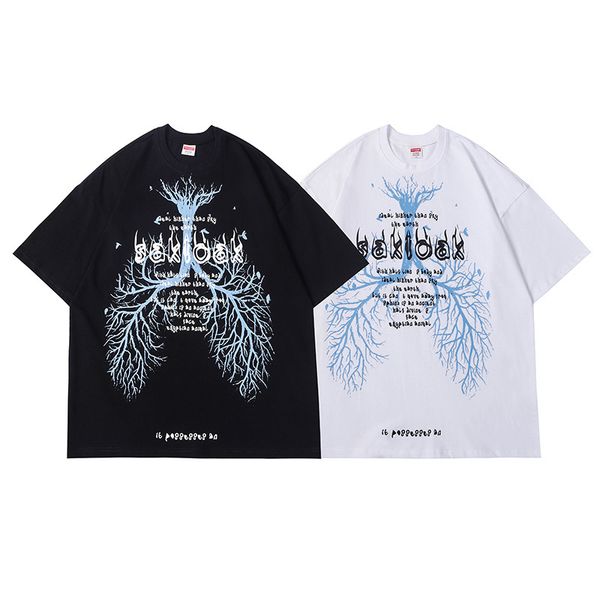 

fashion t shirt impas guochao 2021 short sleeve men's, White;black