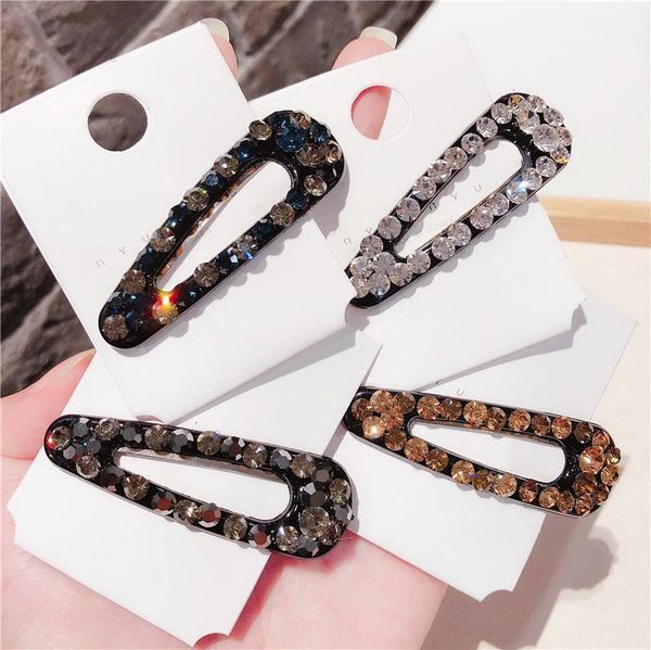 

glittering rhinestone hairpins headwear for women girls fashion hair clips pins barrette tools accessories ornaments1