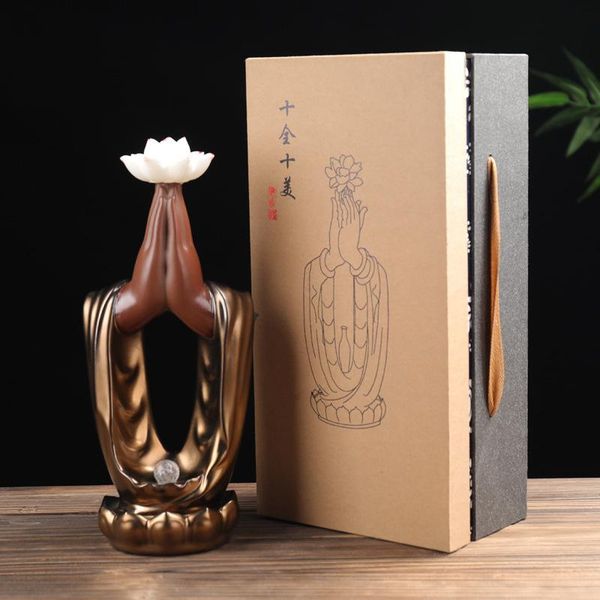 

perfect purple aroma backflow incenser creative office and home furnishing fragrance decoration lamps