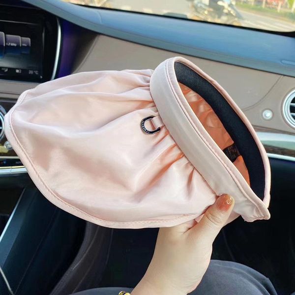

wide brim hats summer style korean women's shell hat fashion leisure trend peaked big empty sunshade sun, Blue;gray