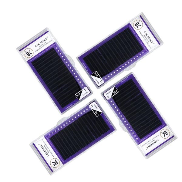 

false eyelashes lakanaku volume eyelash extension premium individual 8-18mm all lashes tray vendor supply for eye beauty makeup