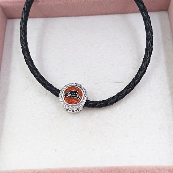 Gioielli in argento pandora Las Vegas Rodeo Esclusivi ciondoli da cowboy Fai da te cravatta per capelli mal de ojo bracciale per donna mens catena perline collane di cristallo stile Europa spirituale