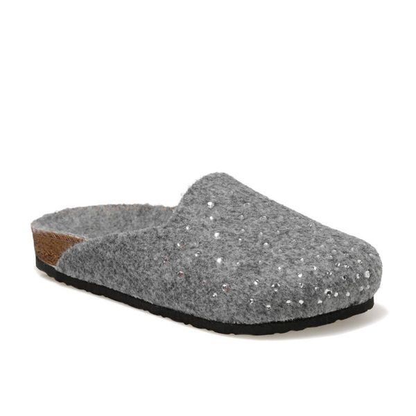 

slippers 600080.z gray women home slipper, Black