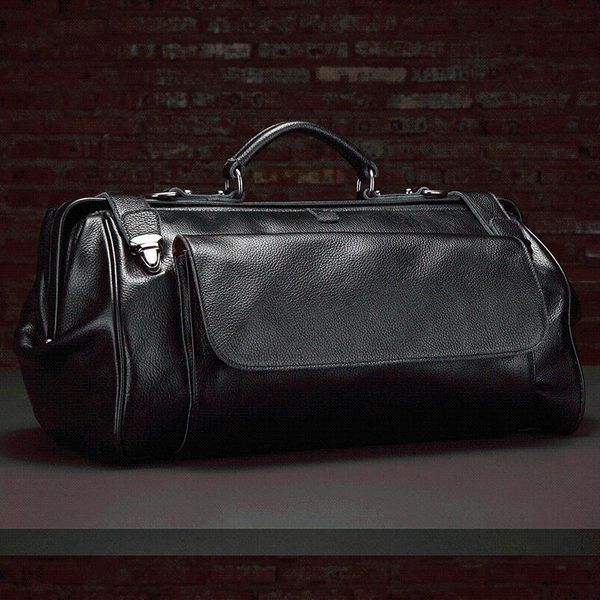 

duffel bags travel bag cow leather handbag business shoulder short-distance packing cubes luggage organizer luxury duffle satchel