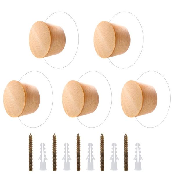 

hooks & rails natural wood clothes hanger wall mounted coat hook hat scarf handbag storage bathroom rack simple home decoration